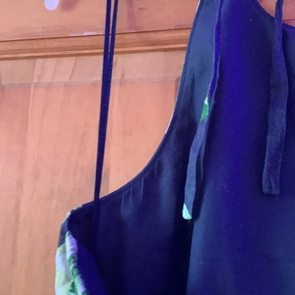 NWOT Tropical Ann Taylor Blue and Green Size 6P dress - Picture 7 of 10